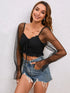 'Thalassa' Flounce Sleeve Crop Top - Celes Fashion